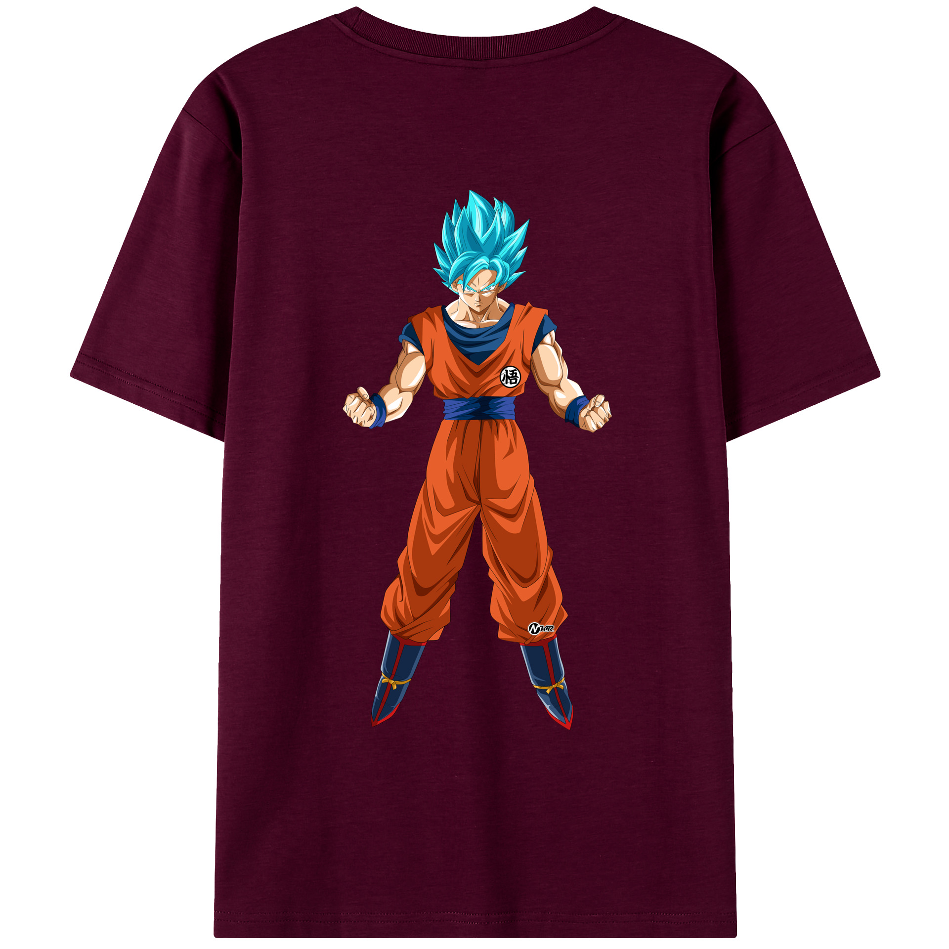 （画像用） ドラゴンボール 孫悟空（そん ごくう）Son Goku カカロット DRAGON BALL Kakarotto レディース半袖Tシャツ(バックプリント)